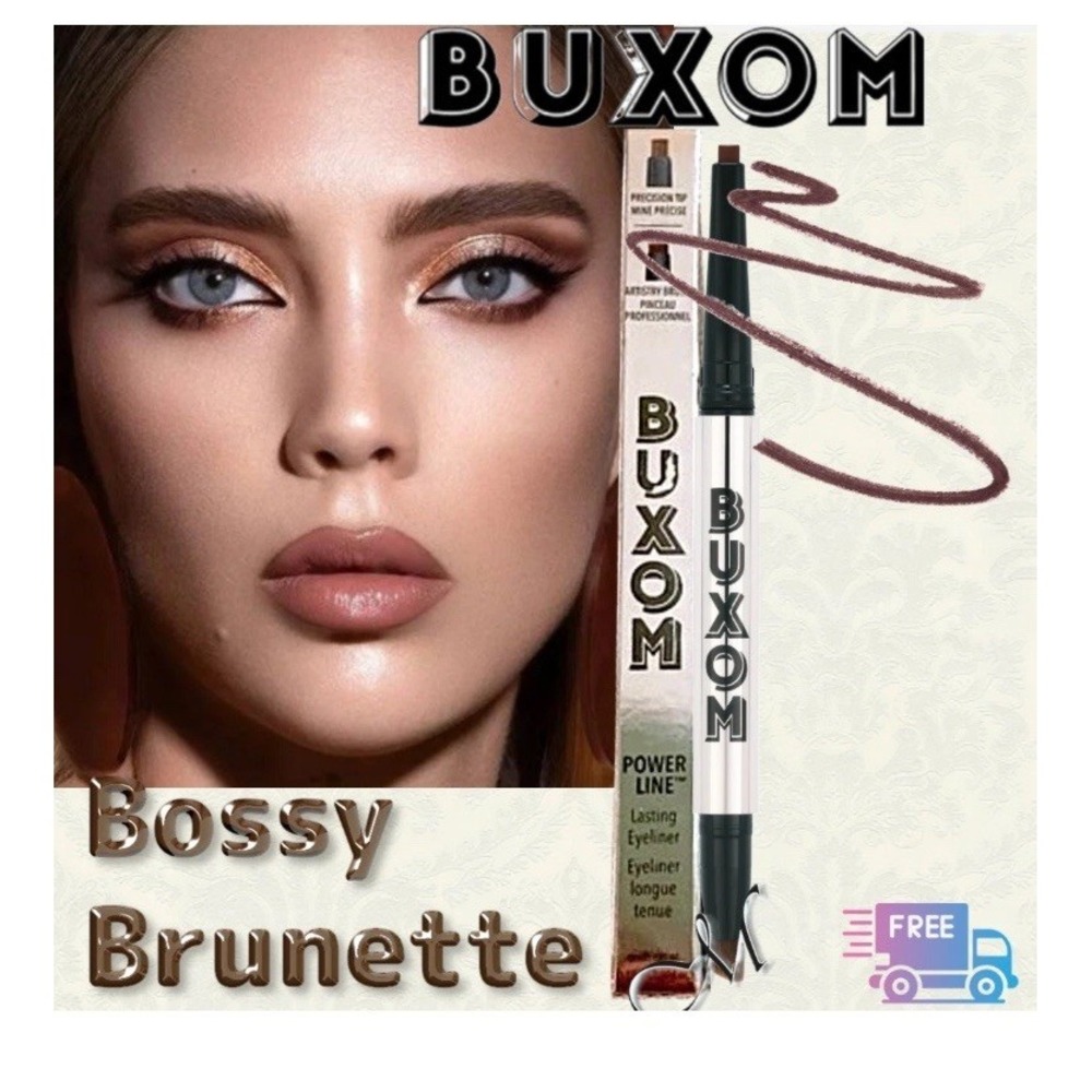 Buxom Power Line 12 HR Lasting Eyeliner In BOSSY BRUNETTE 0.12 g New In box